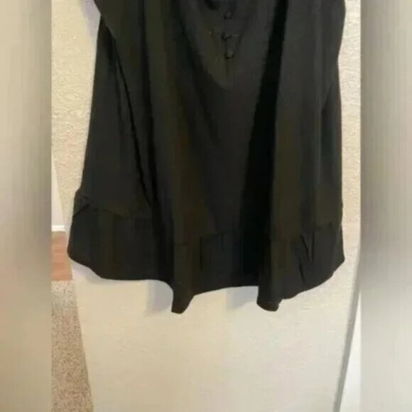 NWT TORRID Texture Knit Woven Eyelet Square Neck Swing Tank - Picture 7 of 9